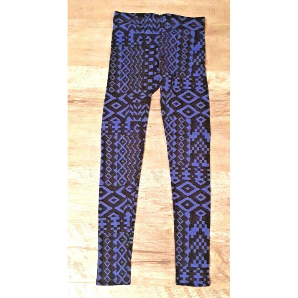 MILKY WAY Women's Cotton Blend Leggings Blue Black